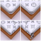 Louis Vuitton Cousin Zippy Wallet White — view 8