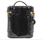 Chanel CC Logo Patent Leather Vanity — view 2
