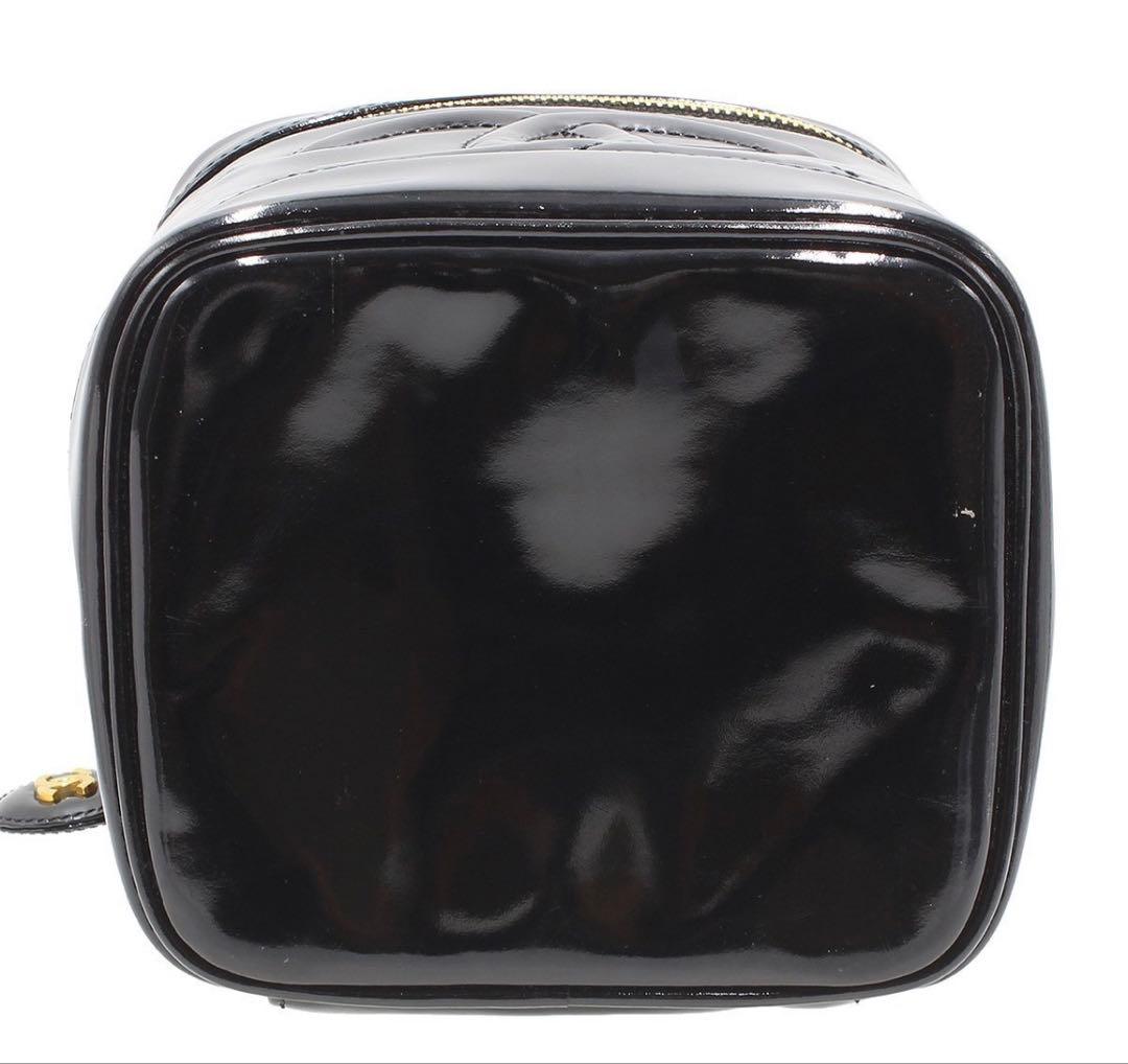 Chanel CC Logo Patent Leather Vanity — view 4