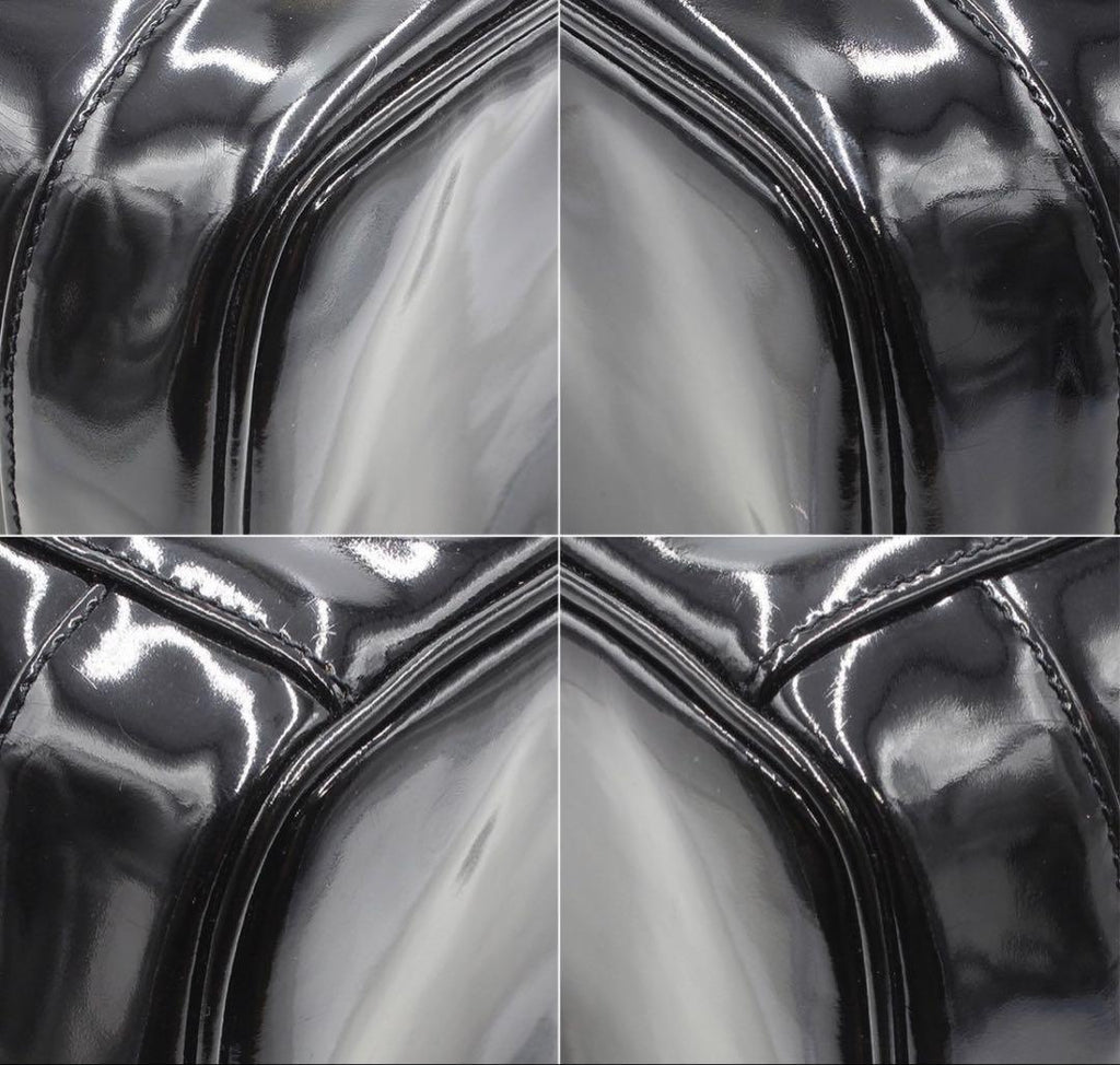 Chanel CC Logo Patent Leather Vanity — view 5