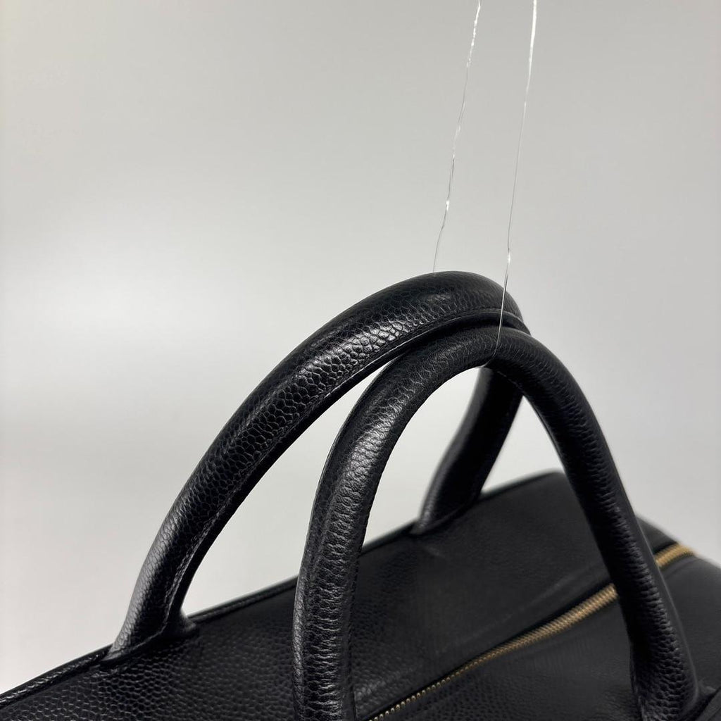 Chanel Quilted Caviar Leather Handbag — view 6