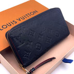 Louis Vuitton Monogram Empreinte Marine Zippy Wallet