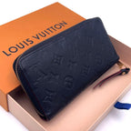 Louis Vuitton Monogram Empreinte Marine Zippy Wallet — view 2