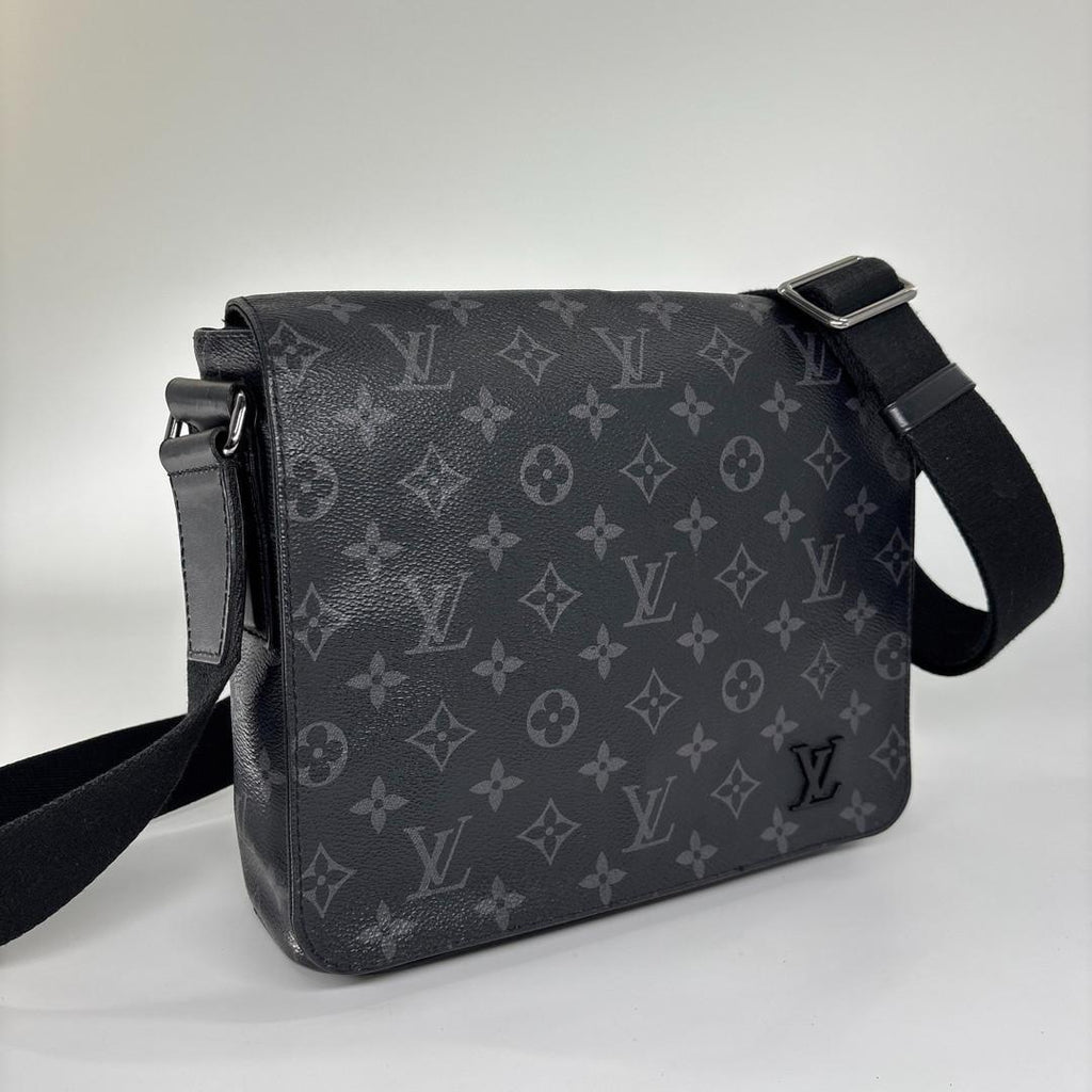 Louis Vuitton Monogram Eclipse District PM Shoulder Bag — view 3