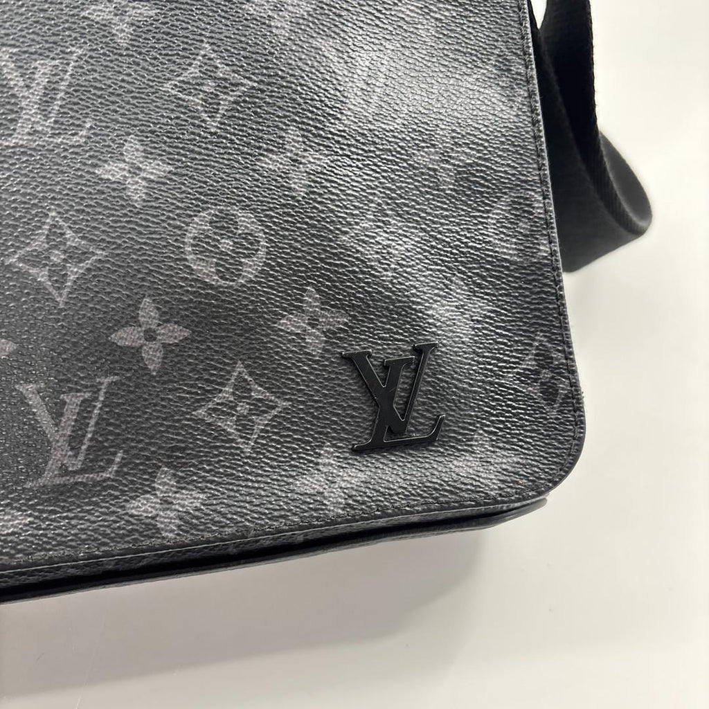 Louis Vuitton Monogram Eclipse District PM Shoulder Bag — view 6