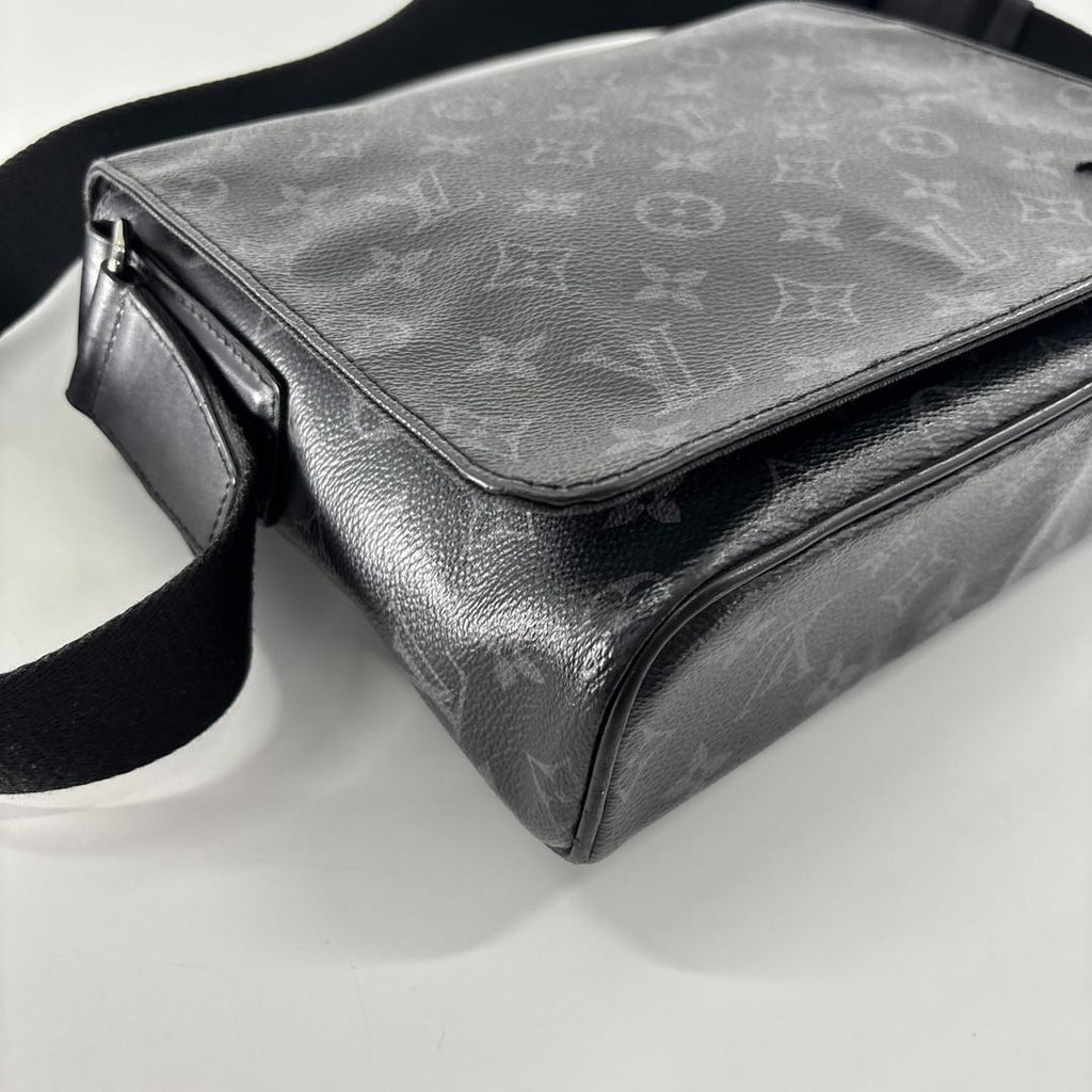 Louis Vuitton Monogram Eclipse District PM Shoulder Bag — view 7