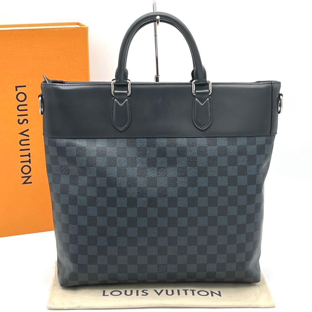Louis Vuitton Damier Graphite Cobalt Newport Tote