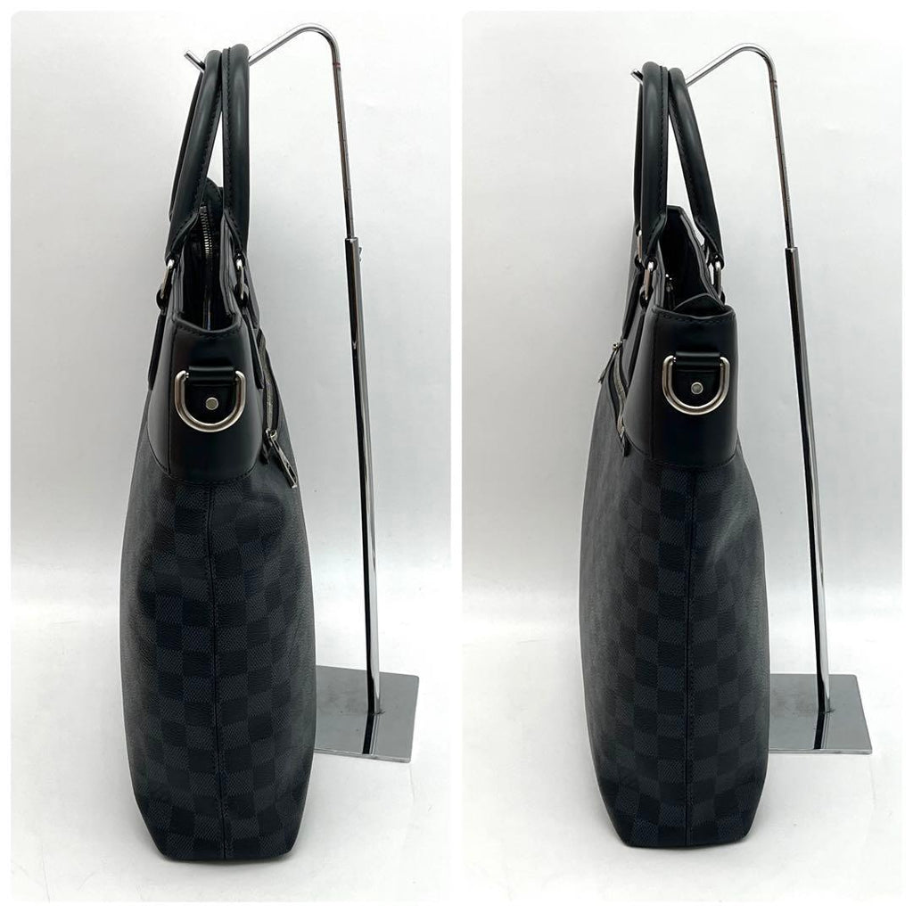 Louis Vuitton Damier Graphite Cobalt Newport Tote