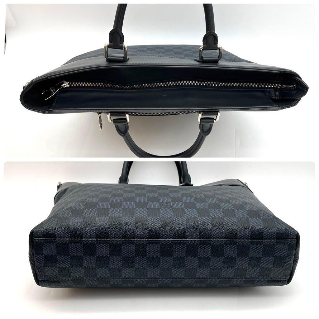 Louis Vuitton Damier Graphite Cobalt Newport Tote
