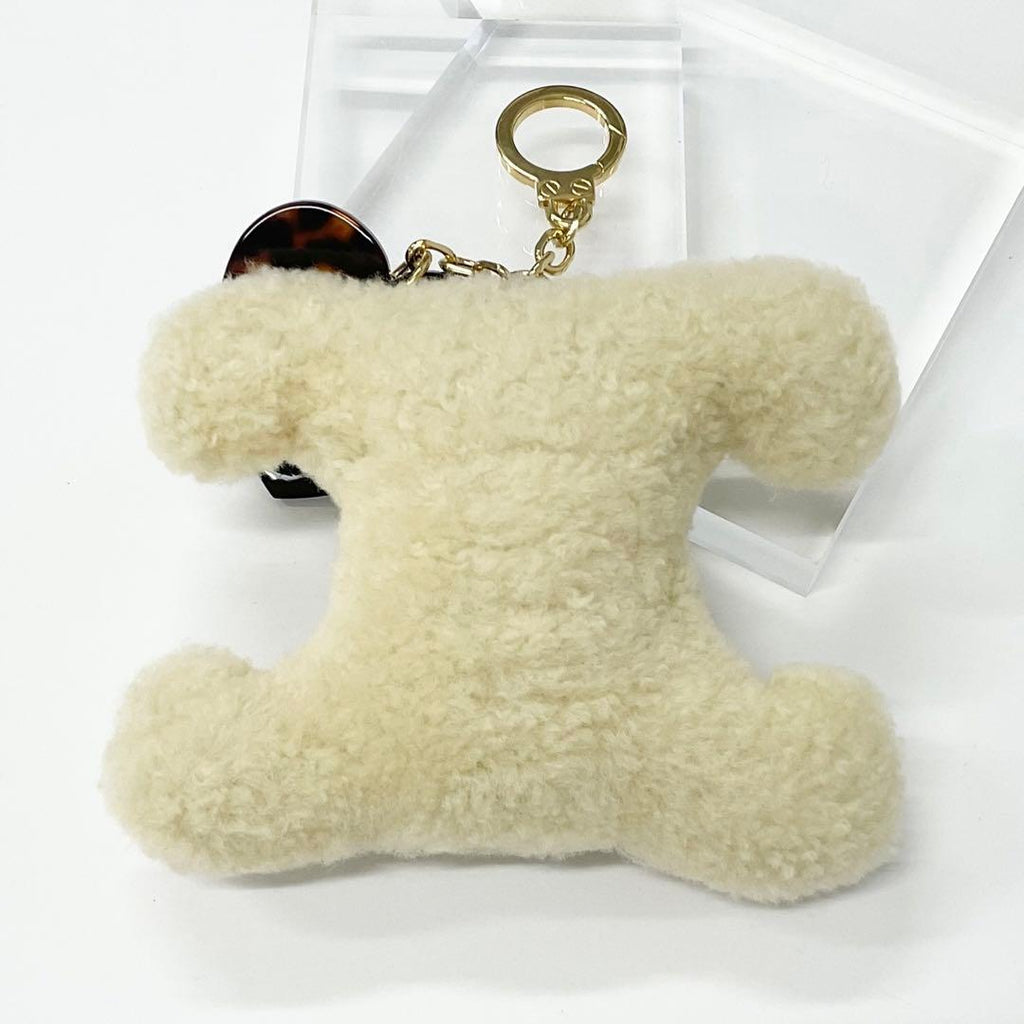 Celine Triomphe Pom Charm Dog Beige — view 3