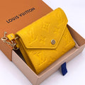 Louis Vuitton Empreinte Victorine Trifold Wallet Yellow