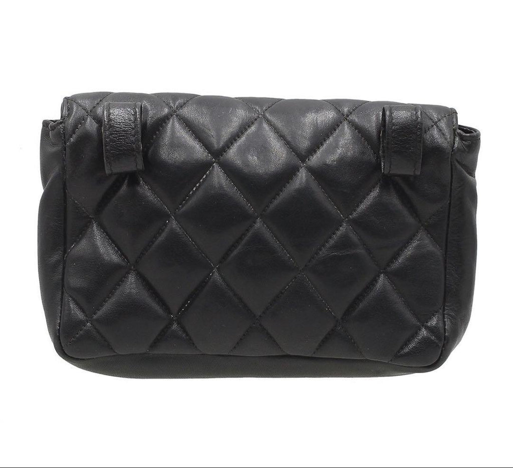 Chanel Quilted Leather Mini Waist Pouch — view 2