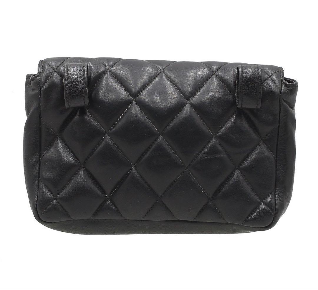 Chanel Quilted Leather Mini Waist Pouch — view 2