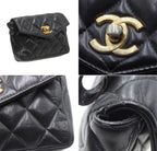 Chanel Quilted Leather Mini Waist Pouch — view 4