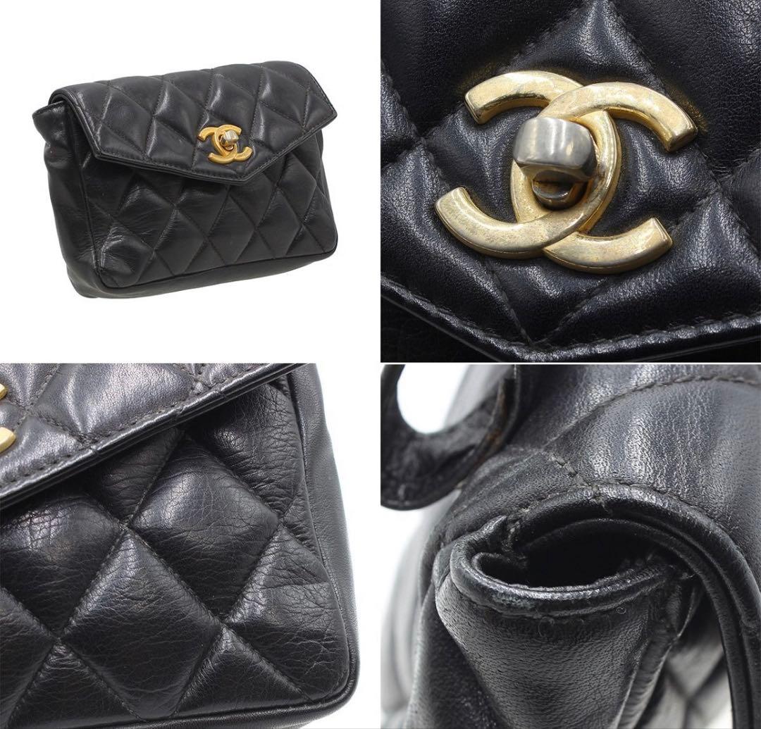 Chanel Quilted Leather Mini Waist Pouch — view 4