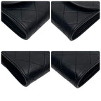 Chanel Mini Quilted Chain Shoulder Bag CC Logo Black — view 7