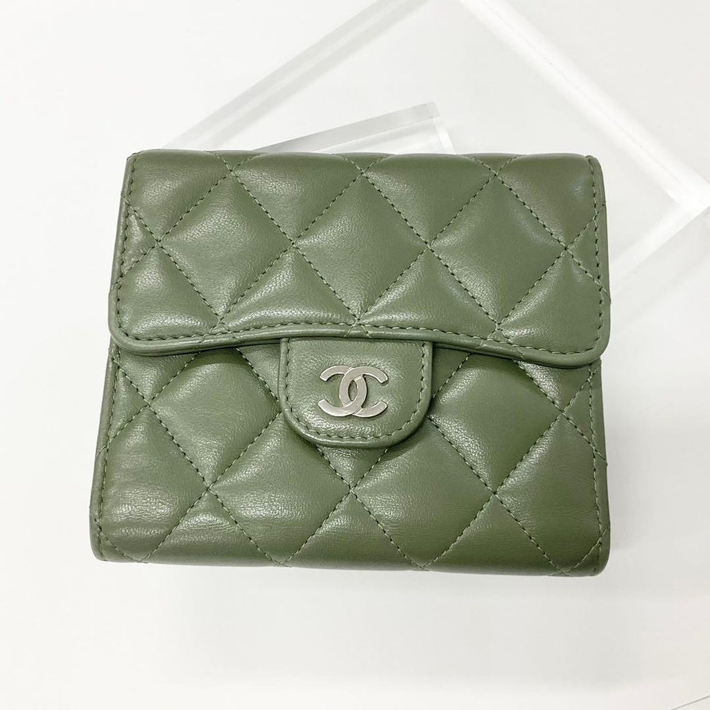 Chanel Lambskin Classic Small Wallet Coin Case — view 2