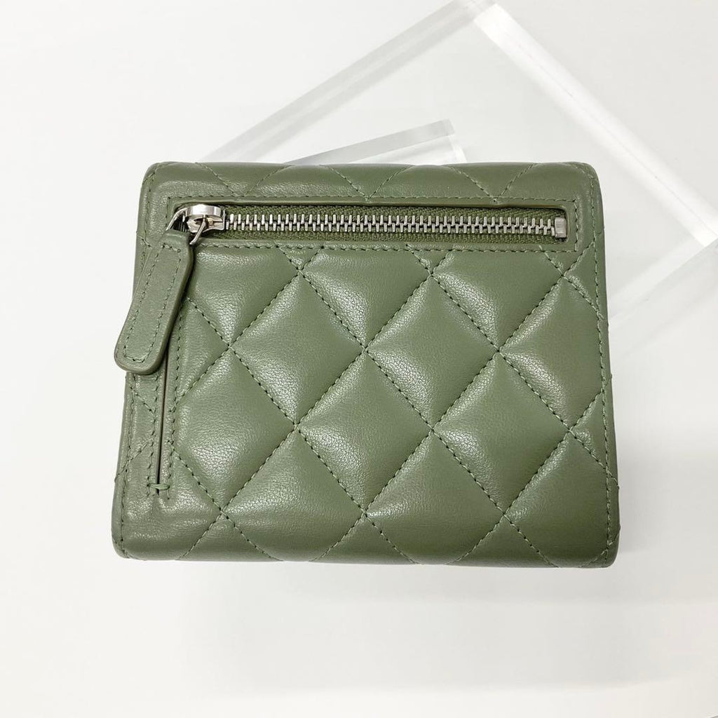 Chanel Lambskin Classic Small Wallet Coin Case — view 3