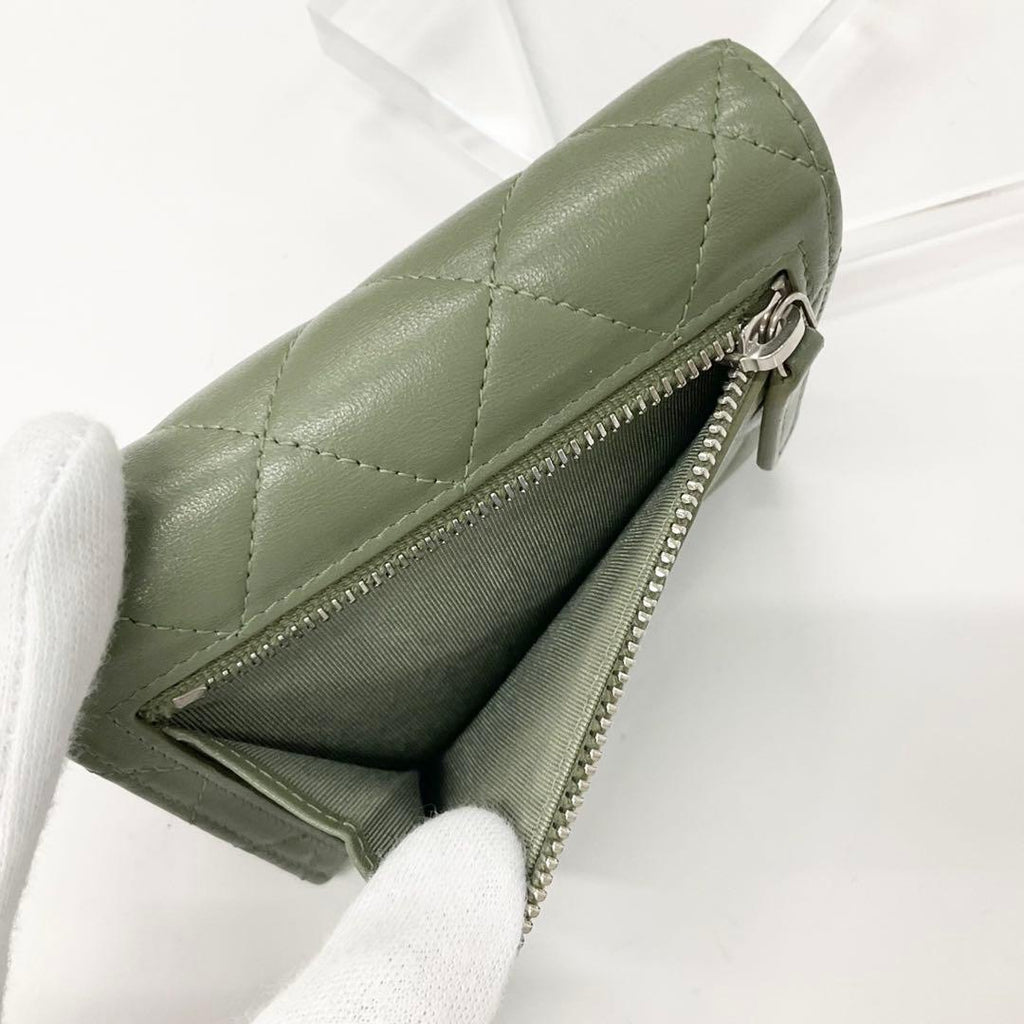 Chanel Lambskin Classic Small Wallet Coin Case — view 9