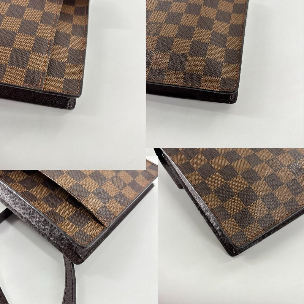 Louis Vuitton Damier Pimlico Shoulder Bag Brown — view 8