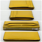 Hermes Zip City Coin Purse Yellow Compact Mini — view 4