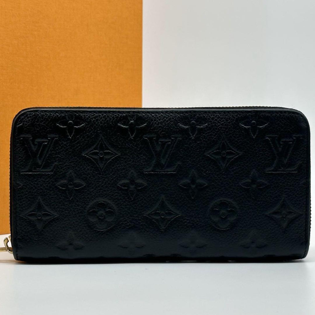 Louis Vuitton New Zippy Wallet Empreinte Black Round — view 3