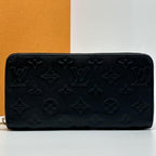 Louis Vuitton New Zippy Wallet Empreinte Black Round — view 3