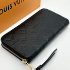 Louis Vuitton New Zippy Wallet Empreinte Black Round — view 4