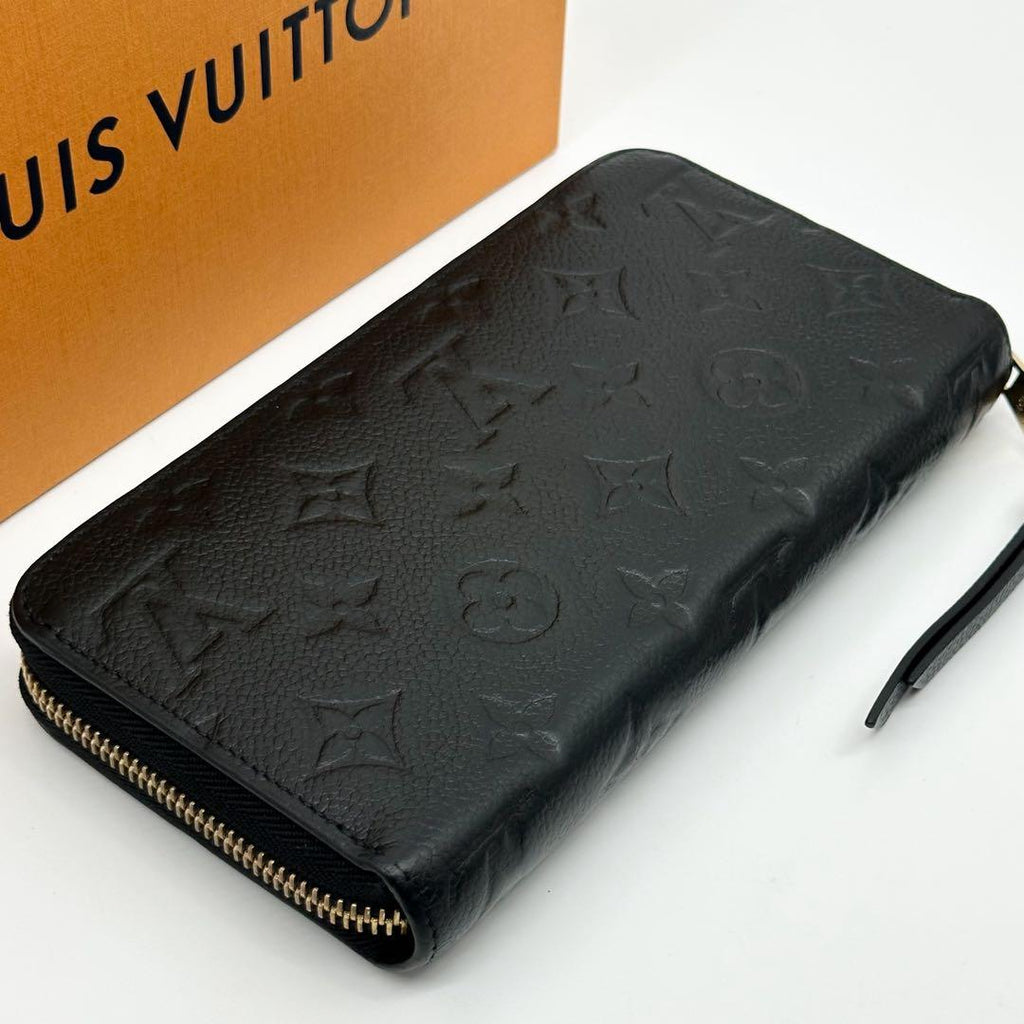 Louis Vuitton New Zippy Wallet Empreinte Black Round — view 5