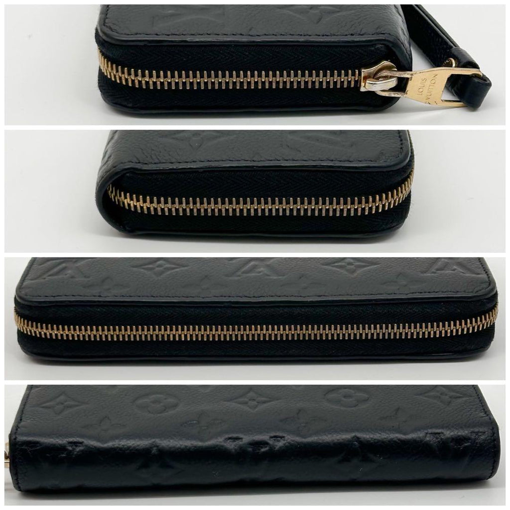 Louis Vuitton New Zippy Wallet Empreinte Black Round — view 6