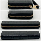 Louis Vuitton New Zippy Wallet Empreinte Black Round — view 6
