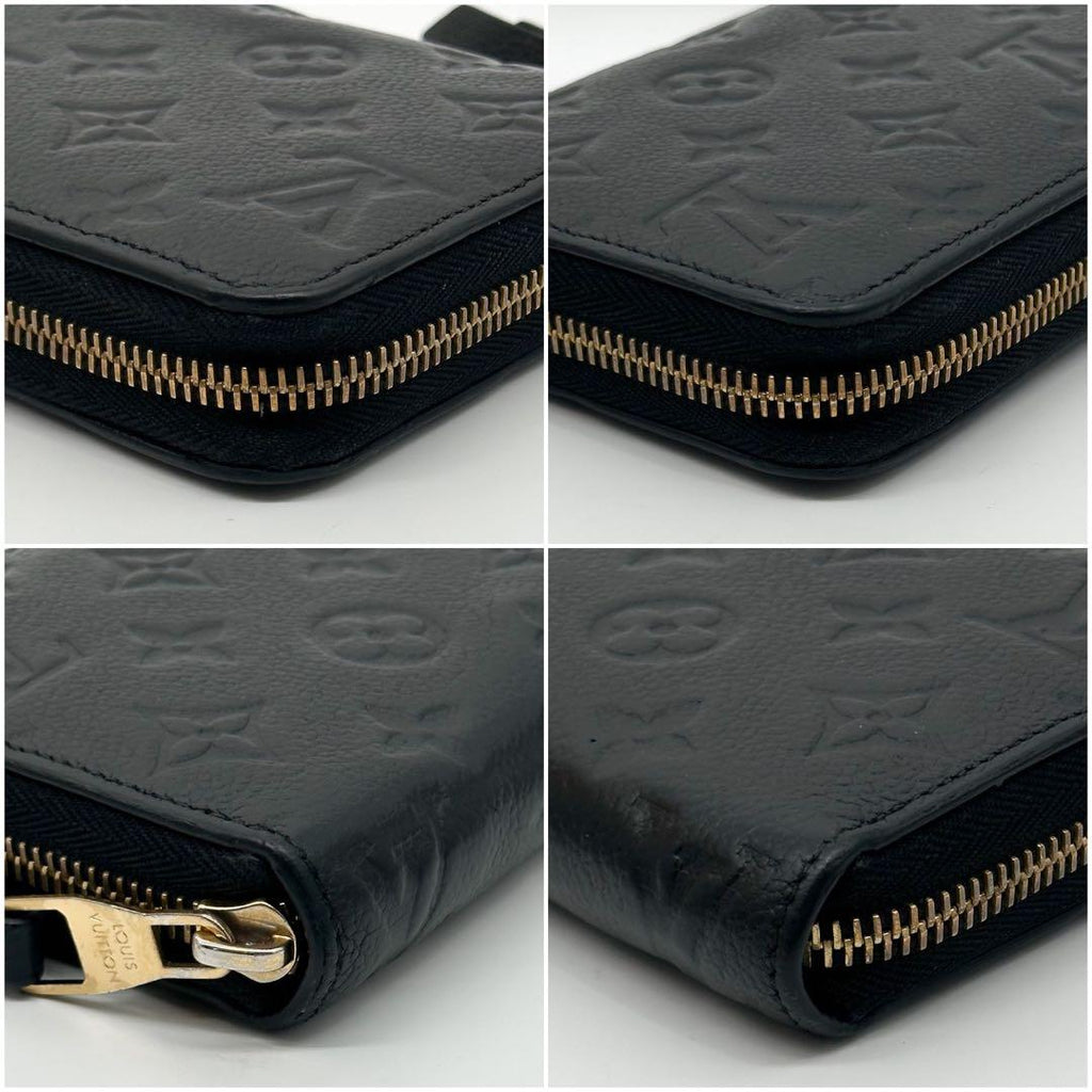 Louis Vuitton New Zippy Wallet Empreinte Black Round — view 7