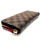 Louis Vuitton Damier Portefeuille Clemence Fuchsia Wallet — view 5