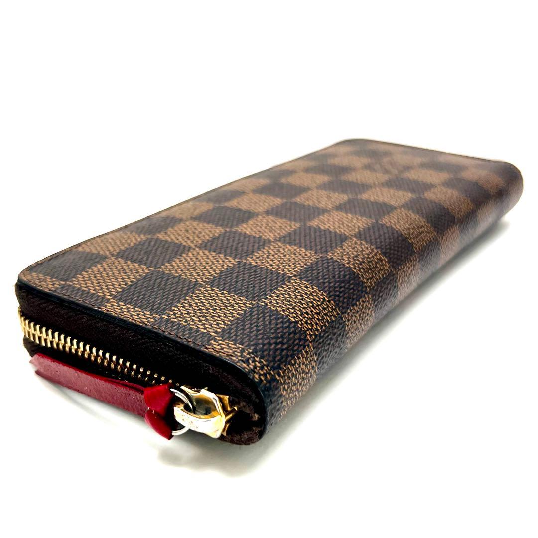 Louis Vuitton Damier Portefeuille Clemence Fuchsia Wallet — view 5
