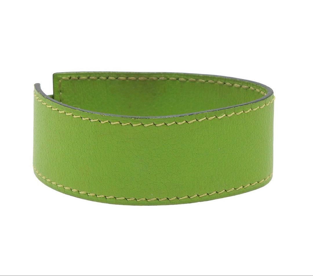 Hermes Artemis Leather Bracelet — view 2