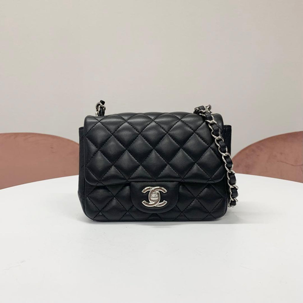 Chanel Mini Quilted Mini Flap CC Logo Shoulder Bag