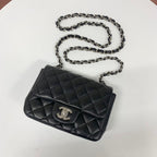 Chanel Mini Quilted Mini Flap CC Logo Shoulder Bag — view 5