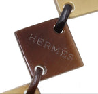 Hermes Diva Buffalo Horn Long Necklace