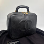 Chanel Super Caviar Leather Vanity Shoulder — view 3