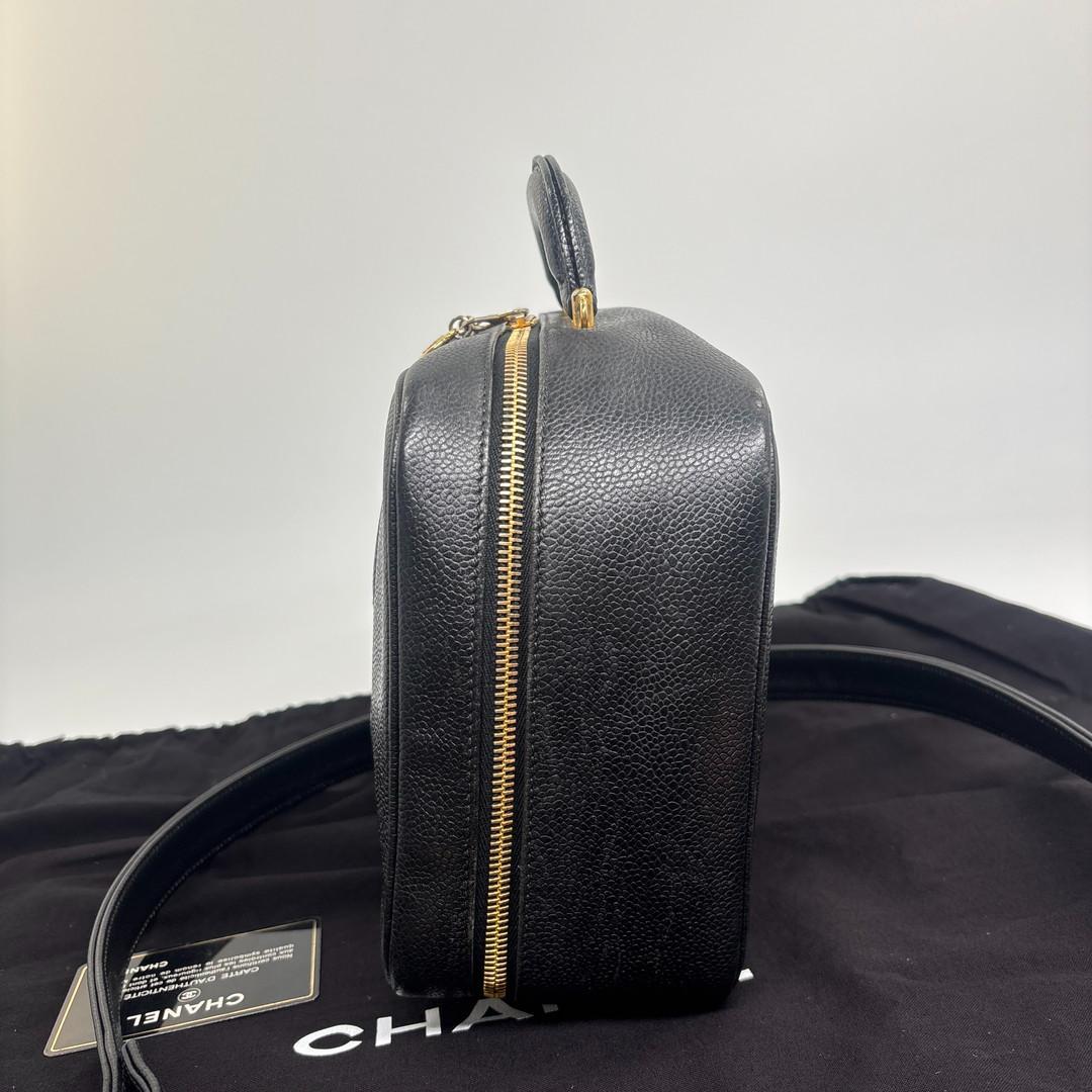 Chanel Super Caviar Leather Vanity Shoulder — view 4