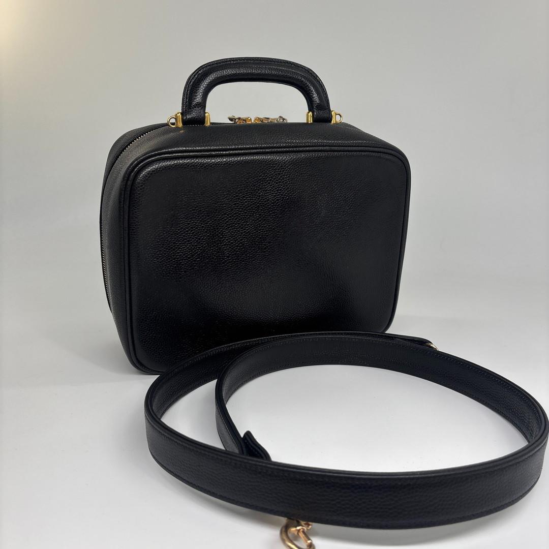 Chanel Super Caviar Leather Vanity Shoulder — view 5