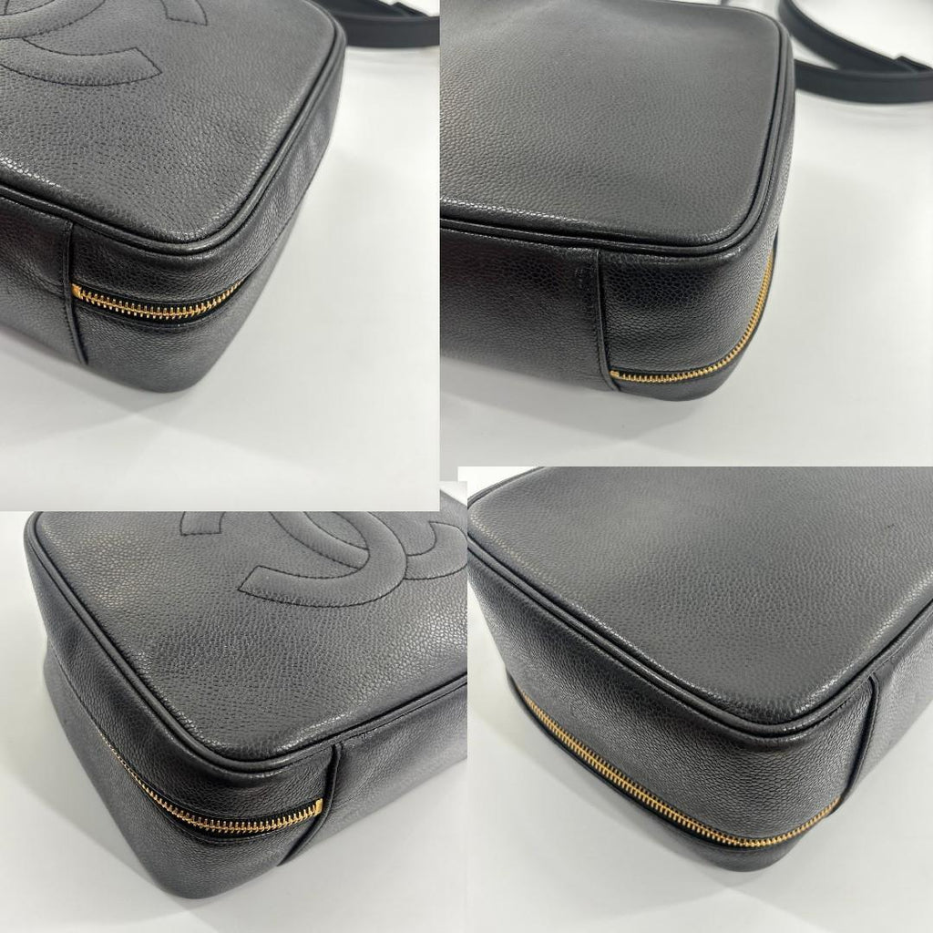Chanel Super Caviar Leather Vanity Shoulder — view 9