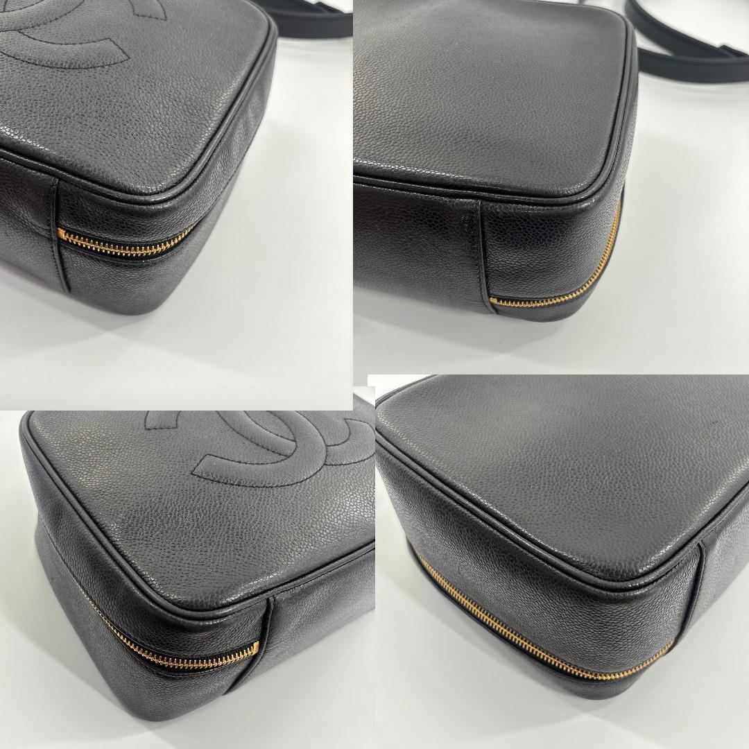Chanel Super Caviar Leather Vanity Shoulder — view 9