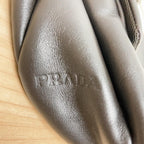Prada Leather Messenger Bag Black Y2k — view 9