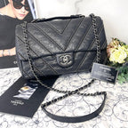 Chanel Double Flap 2-Way Chez Blanc