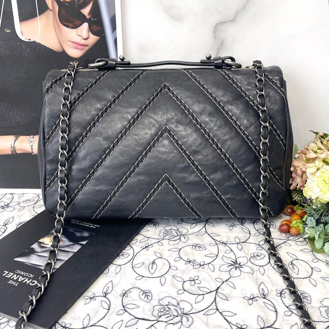 Chanel Double Flap 2-Way Chez Blanc — view 3