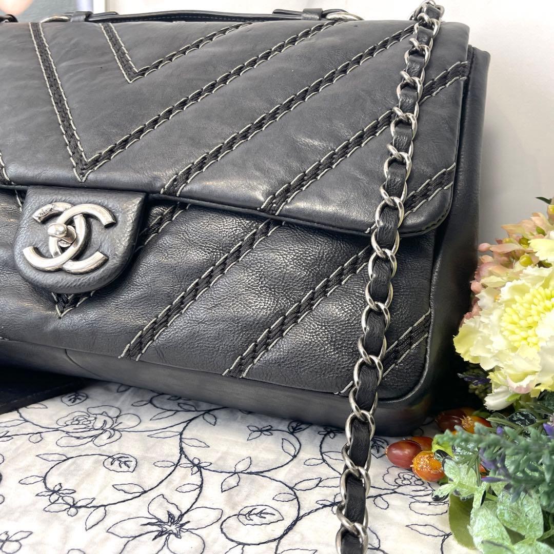 Chanel Double Flap 2-Way Chez Blanc — view 5