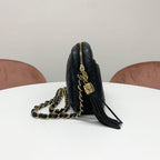 Chanel CC Logo Camera Bag Tassel Chain — view 2