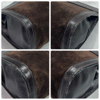 Gucci Sherry Line Clutch Suede Brown Leather — view 8