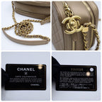 Chanel Camera Bag Blanc Zu Gold — view 7